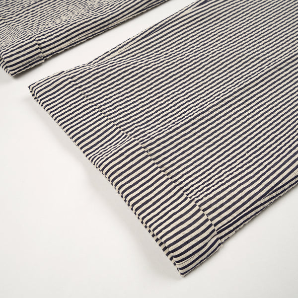 Haversack | Seersucker Stripe Pants Navy 861811-59 - Concrete