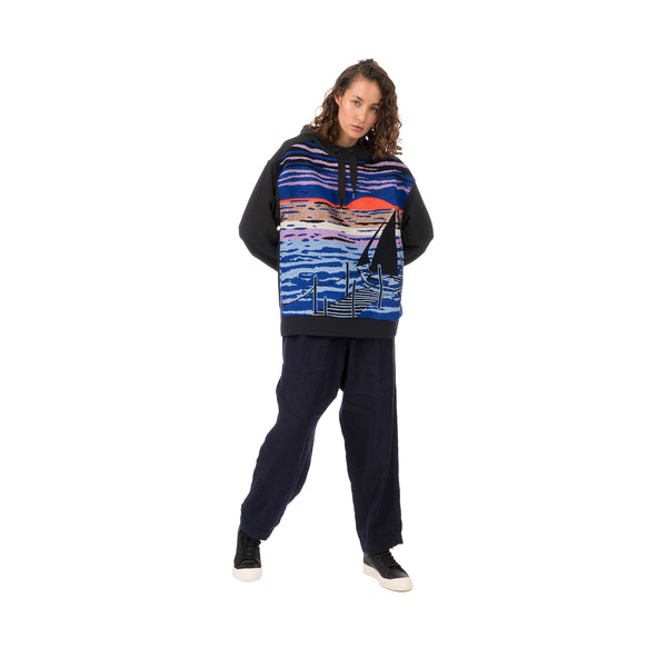 Henrik Vibskov | Tanoii Hoodie Shipromance - Concrete