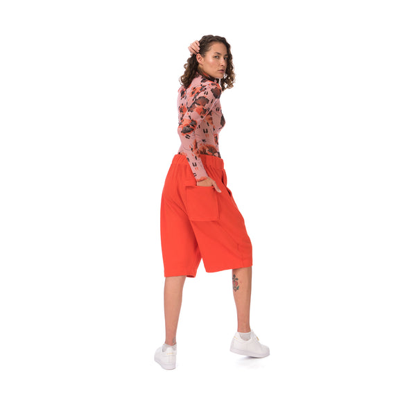 Henrik Vibskov | Hang Sweat Shorts Red - Concrete