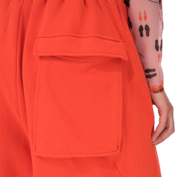 Henrik Vibskov | Hang Sweat Shorts Red - Concrete
