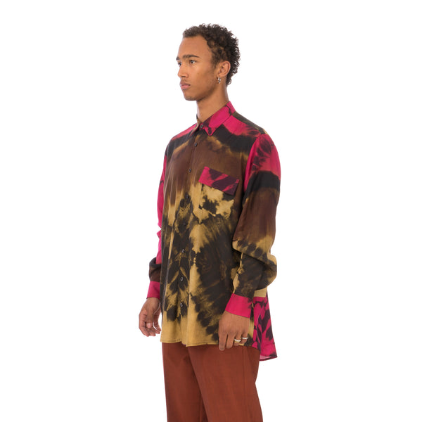 Danilo Paura | 'Bruce' Regular Shirt Brown - Concrete