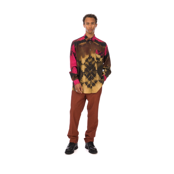 Danilo Paura | 'Bruce' Regular Shirt Brown - Concrete