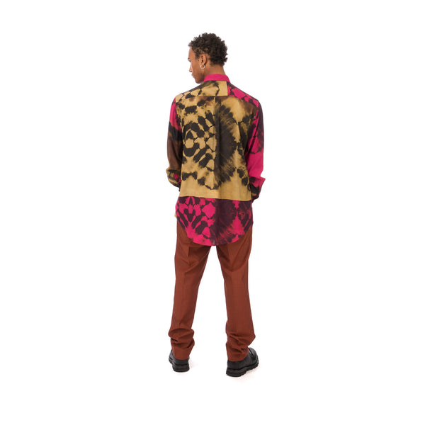 Danilo Paura | 'Bruce' Regular Shirt Brown - Concrete