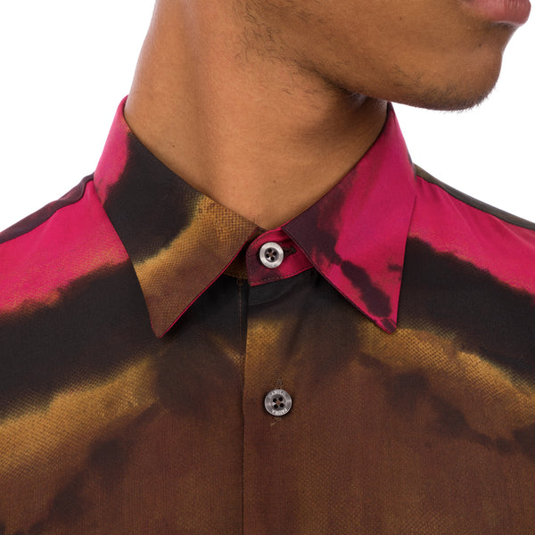 Danilo Paura | 'Bruce' Regular Shirt Brown - Concrete