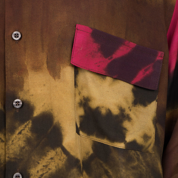 Danilo Paura | 'Bruce' Regular Shirt Brown - Concrete