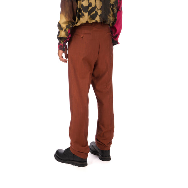 Danilo Paura 'Oler' Oversized Wool Pants Orange - Concrete