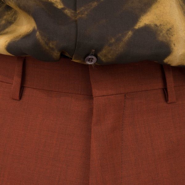 Danilo Paura 'Oler' Oversized Wool Pants Orange - Concrete