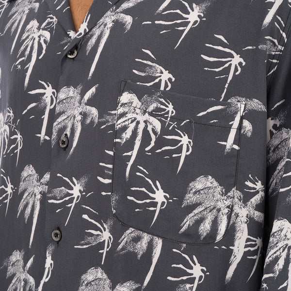 Danilo Paura 'Jonny' Palms Shirt Black - Concrete