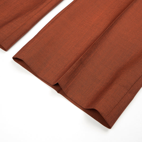 Danilo Paura 'Oler' Oversized Wool Pants Orange - Concrete