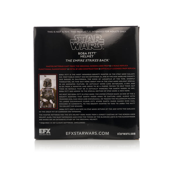 Star Wars | EFX Boba Fett Helmet 1:1 Precision Crafted Replica - Concrete