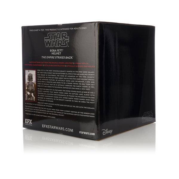 Star Wars | EFX Boba Fett Helmet 1:1 Precision Crafted Replica - Concrete