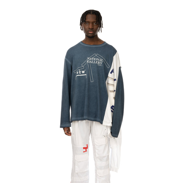 Duran Lantink for Concrete | Twinshirt Navy / White - Concrete