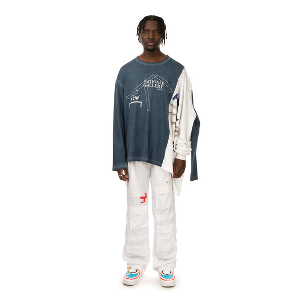 Duran Lantink for Concrete | Twinshirt Navy / White - Concrete
