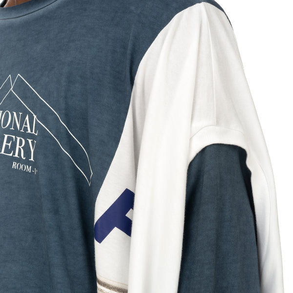 Duran Lantink for Concrete | Twinshirt Navy / White - Concrete
