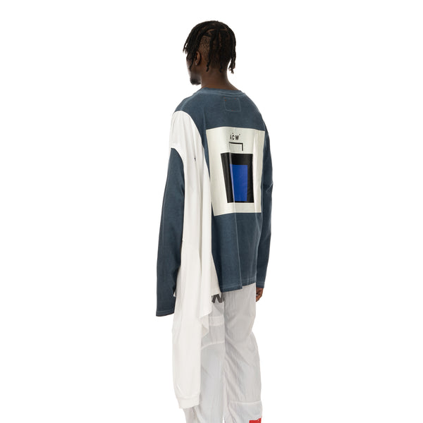 Duran Lantink for Concrete | Twinshirt Navy / White - Concrete