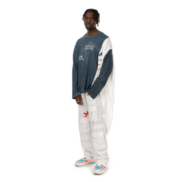 Duran Lantink for Concrete | Twinshirt Navy / White - Concrete
