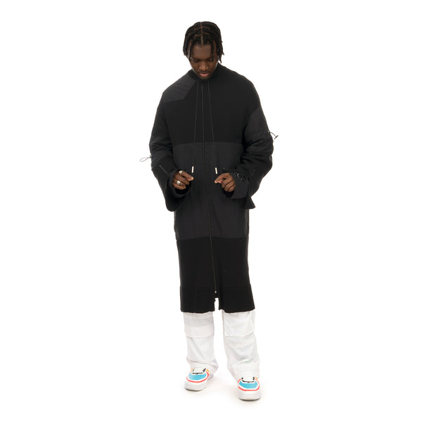 Duran Lantink for Concrete | Sweater Jacket Black - Concrete
