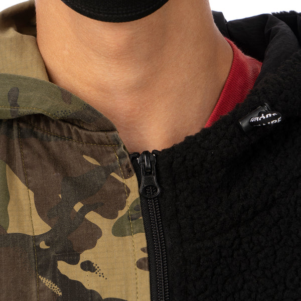 Duran Lantink for Concrete | Fluffy Camo Jacket-1 Camo / Black - Concrete