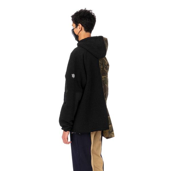 Duran Lantink for Concrete | Fluffy Camo Jacket-1 Camo / Black - Concrete