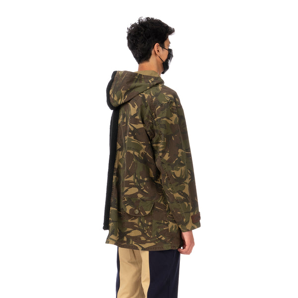 Duran Lantink for Concrete | Fluffy Camo Jacket-1 Camo / Black - Concrete