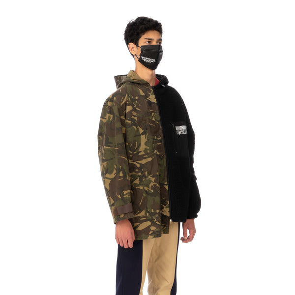 Duran Lantink for Concrete | Fluffy Camo Jacket-1 Camo / Black - Concrete