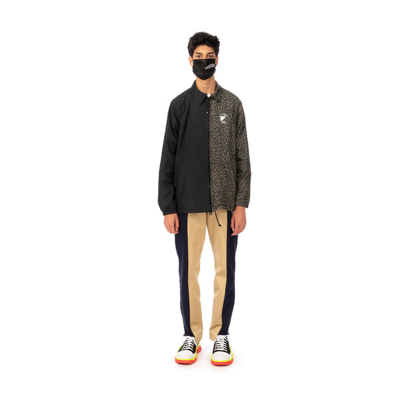 Duran Lantink for Concrete | Leopard Coach Jacket-1 Green / Black - Concrete