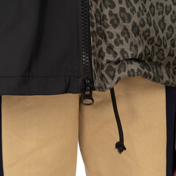 Duran Lantink for Concrete | Leopard Coach Jacket-1 Green / Black - Concrete