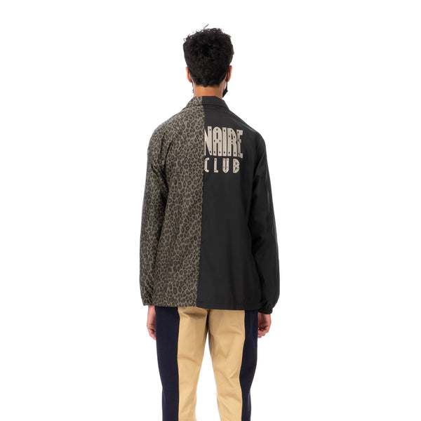 Duran Lantink for Concrete | Leopard Coach Jacket-1 Green / Black - Concrete