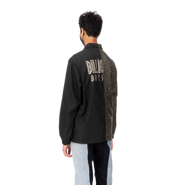 Duran Lantink for Concrete | Leopard Coach Jacket-2 Green / Black - Concrete