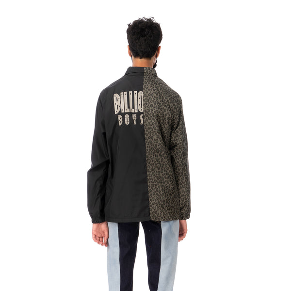Duran Lantink for Concrete | Leopard Coach Jacket-2 Green / Black - Concrete