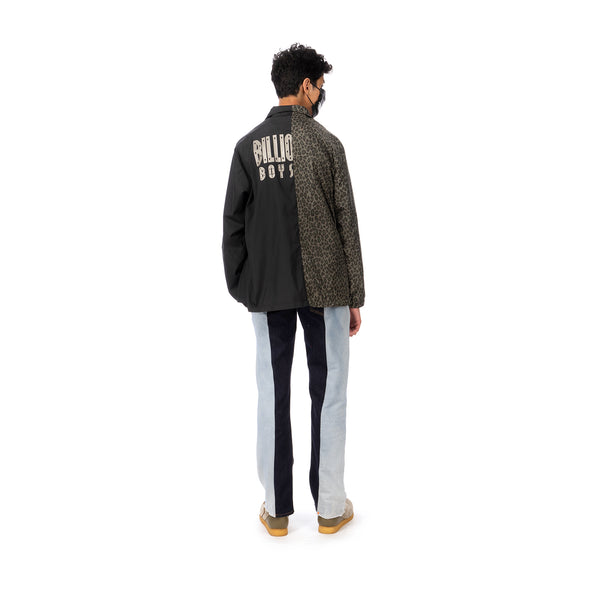 Duran Lantink for Concrete | Leopard Coach Jacket-2 Green / Black - Concrete