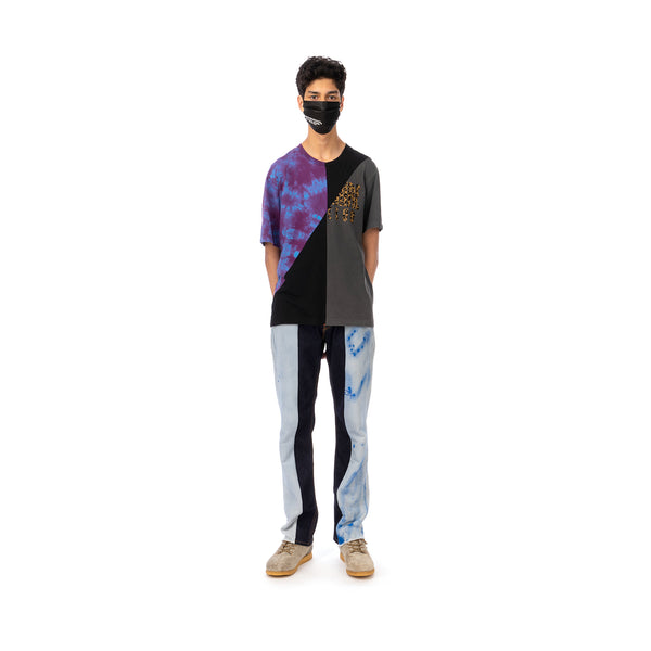 Duran Lantink for Concrete | T-Shirt-1 Purple / Black-Grey - Concrete