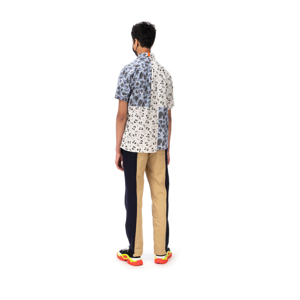 Duran Lantink for Concrete | The Beatles S/S Camo Shirt-2 Blue / White - Concrete