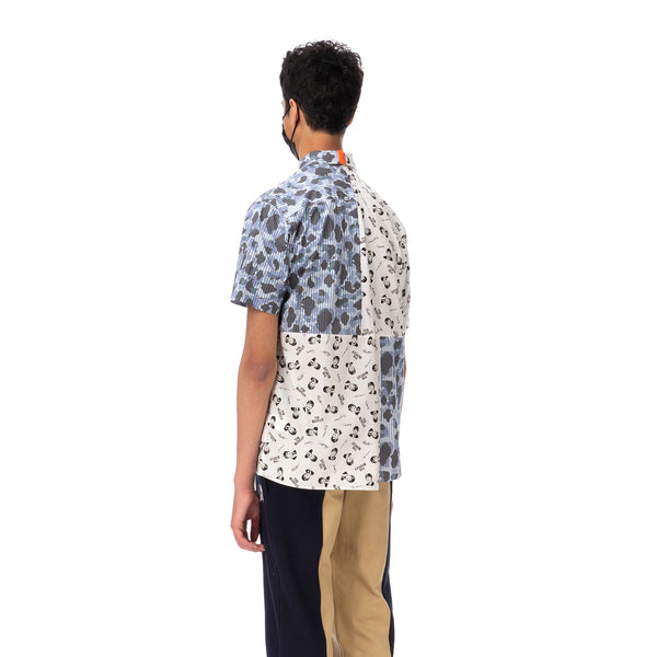 Duran Lantink for Concrete | The Beatles S/S Camo Shirt-2 Blue / White - Concrete