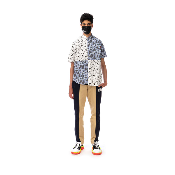 Duran Lantink for Concrete | The Beatles S/S Camo Shirt-2 Blue / White - Concrete