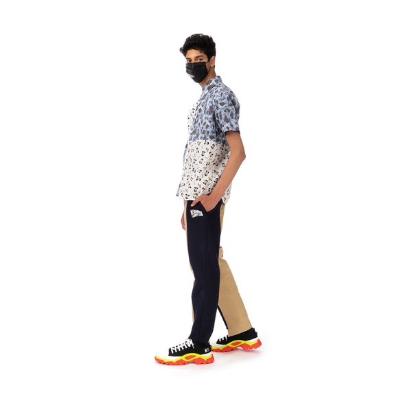 Duran Lantink for Concrete | The Beatles S/S Camo Shirt-2 Blue / White - Concrete