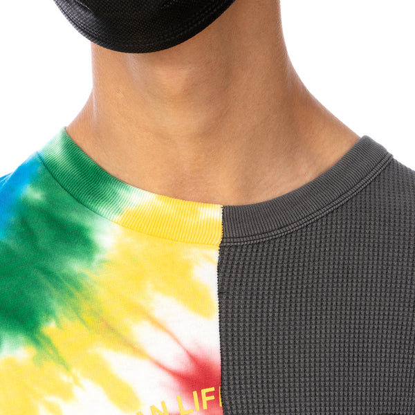 Duran Lantink for Concrete | Tie-Dye Crew-3 Multi / Olive-Grey - Concrete