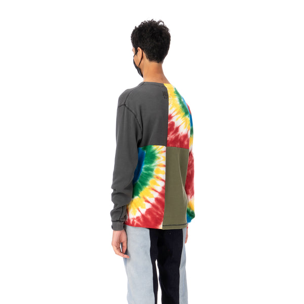 Duran Lantink for Concrete | Tie-Dye Crew-3 Multi / Olive-Grey - Concrete
