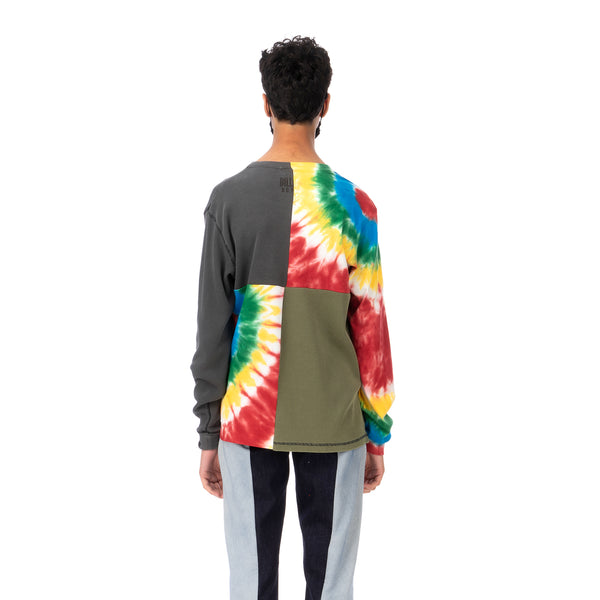 Duran Lantink for Concrete | Tie-Dye Crew-3 Multi / Olive-Grey - Concrete
