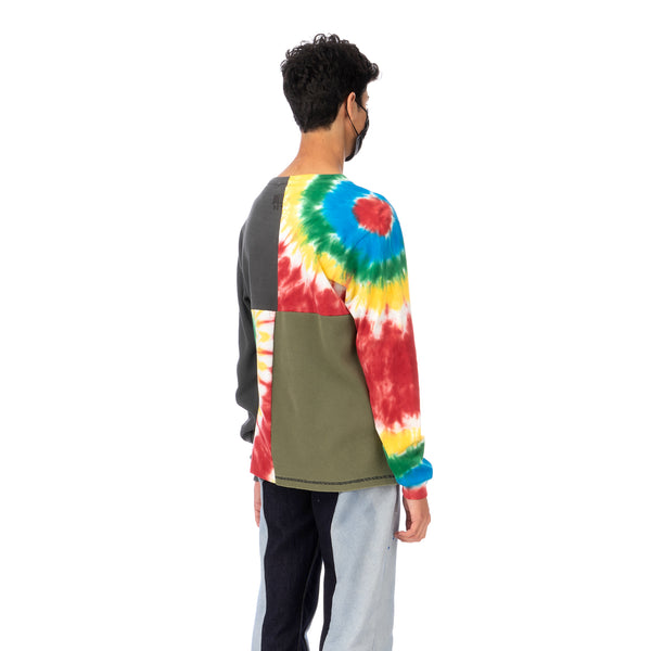 Duran Lantink for Concrete | Tie-Dye Crew-3 Multi / Olive-Grey - Concrete