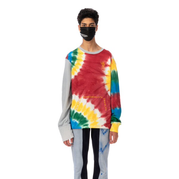 Duran Lantink for Concrete | Tie-Dye Sweater Multi / Light Blue - Concrete