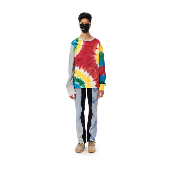 Duran Lantink for Concrete | Tie-Dye Sweater Multi / Light Blue - Concrete