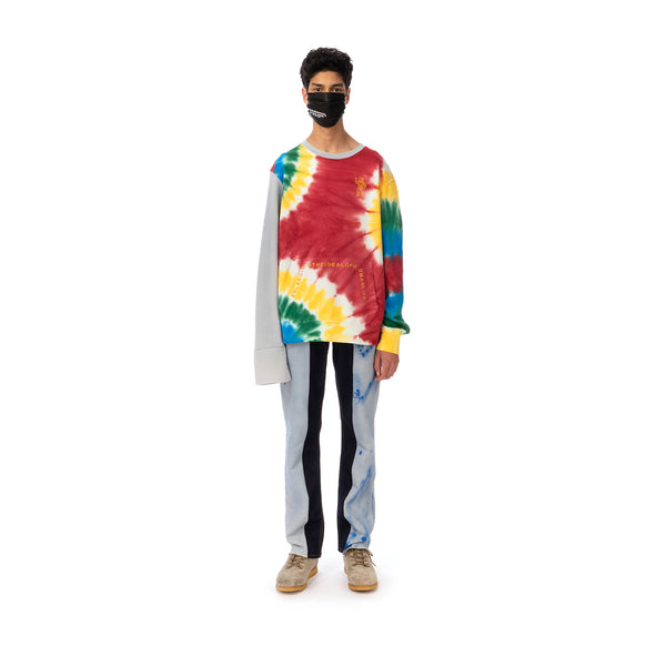 Duran Lantink for Concrete | Tie-Dye Sweater Multi / Light Blue - Concrete
