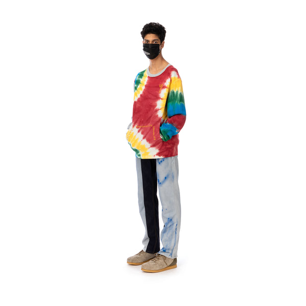 Duran Lantink for Concrete | Tie-Dye Sweater Multi / Light Blue - Concrete