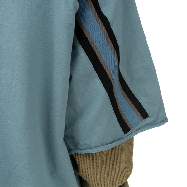 FACETASM | Layered T-Shirt Blue - Concrete
