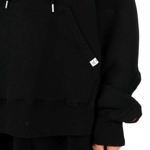 FACETASM | Neon Rib Hoodie Black / Blue - Concrete