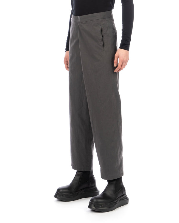 FACETASM | Plain Wrap Pants Charcoal - Concrete