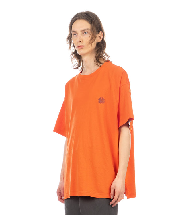 FACETASM | Rib Big Tee Orange - Concrete