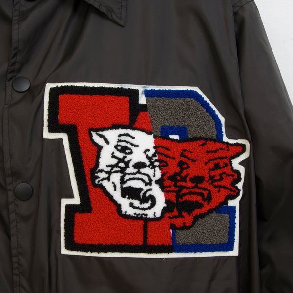 FACETASM College Coach Jacket Black - Concrete