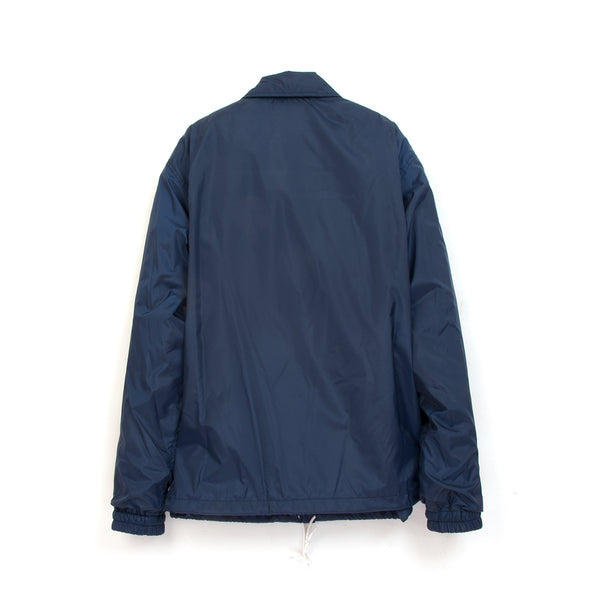 FACETASM | College Coach Jacket Navy - Concrete